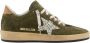 Golden Goose Stijlvolle Ball Star Sneakers Green Dames - Thumbnail 1