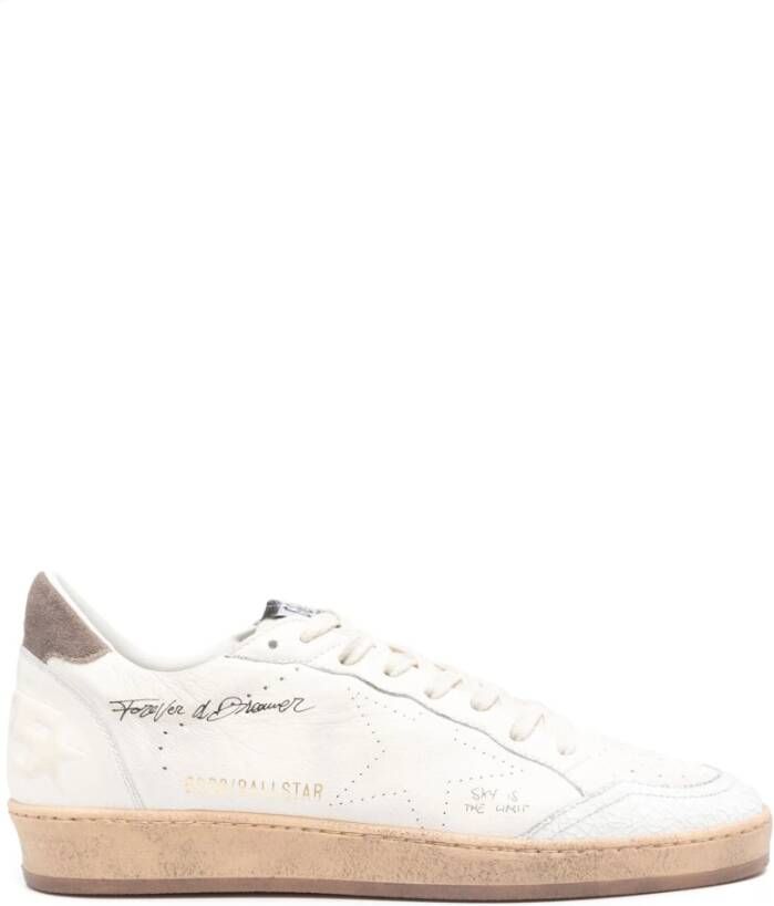 Golden Goose Stijlvolle Ballstar Sneakers White Heren