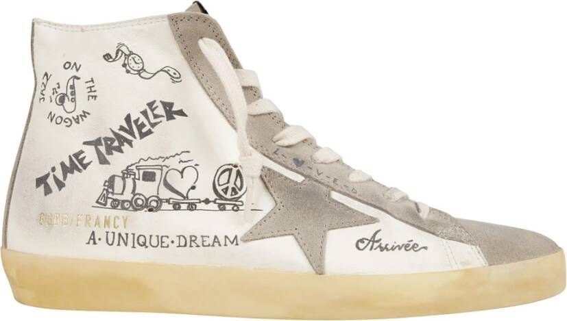 Golden Goose Stijlvolle bedrukte sneakers voor vrouwen Multicolor Dames