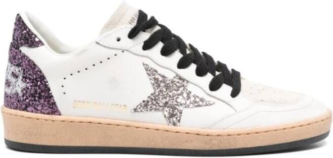 Golden Goose Stijlvolle Multicolor Leren Sneakers White Dames