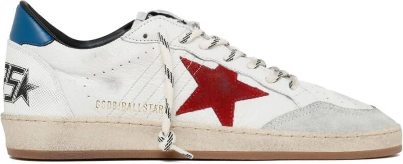 Golden Goose Verweerde Leren Ball Star Sneakers Multicolor Heren