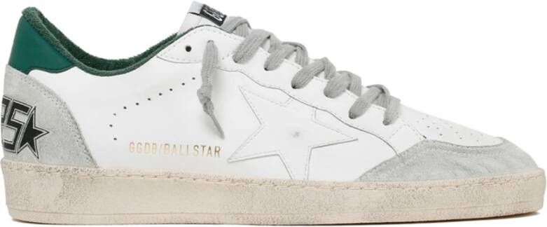 Golden Goose Sneakers van gebruikt-effect leer met contrasterende details White Heren