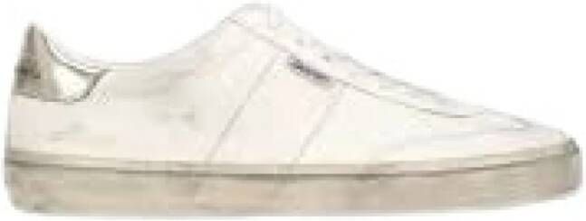 Golden Goose Witte Sneakers Leren Bovenwerk Gelamineerde Hiel White Heren