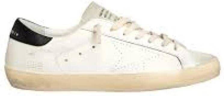 Golden Goose Superstar Low-Top Sneakers met Geperforeerde Details Wit Heren