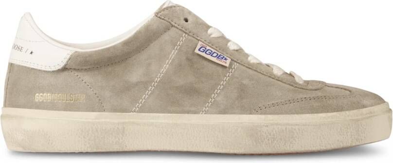 Golden Goose Suede Leren High Top Sneakers Beige Dames