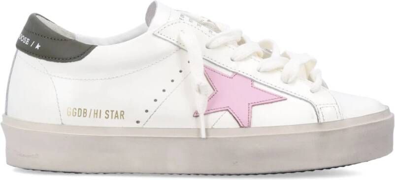 Golden Goose Stijlvolle Star Sneakers Pink Dames