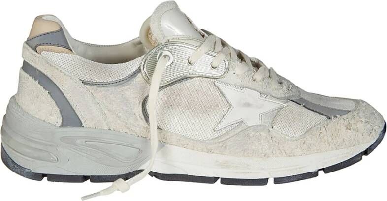 Golden Goose Stijlvolle Suede Hardloopschoenen White Heren