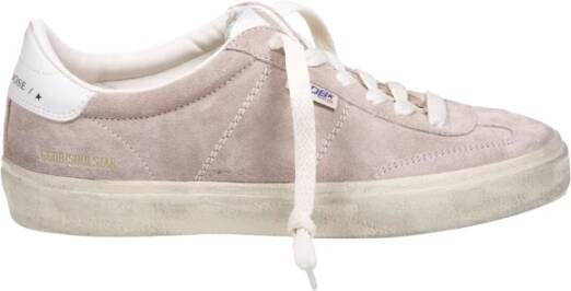 Golden Goose Suède Leren Hak Schoenen Pink Dames