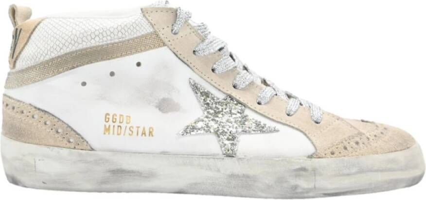 Golden Goose Suede Toe Glitter Sneakers Multicolor Dames