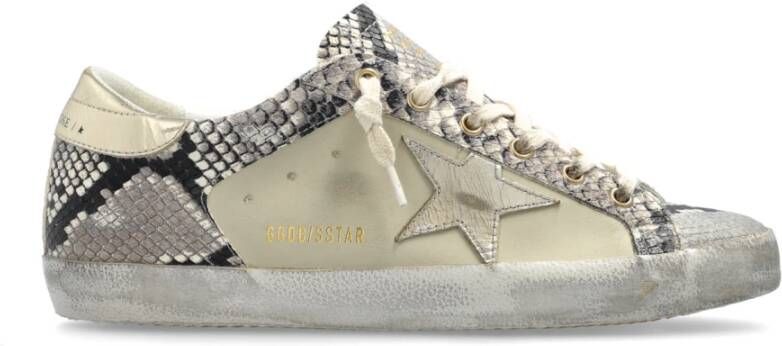 Golden Goose Super -Star Dubbele Quaret Met Lijst Sneakers Gray Dames