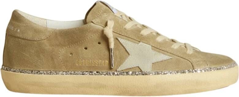 Golden Goose Super-Star Ice Silver Sneakers Beige Heren