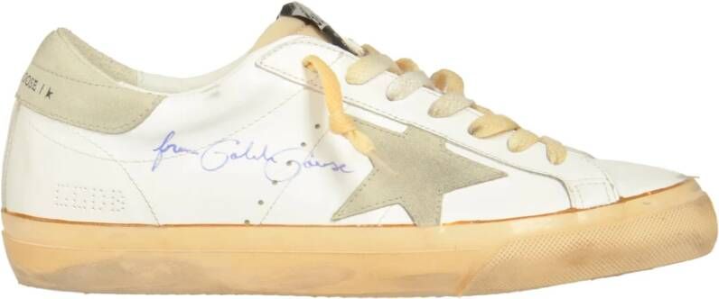 Golden Goose Super Star Leren Sneakers Multicolor Heren