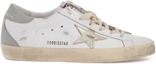 Golden Goose Super-Star Leren Sneakers White Dames