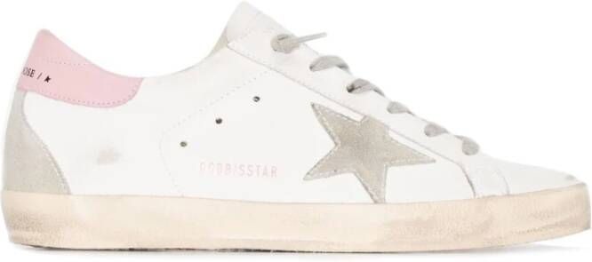 Golden Goose Super Star Leren Sneakers White Dames