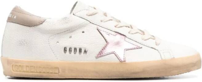 Golden Goose Stijlvolle Dames Sneakers van Katoenmix Wit Dames