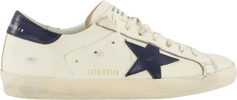 Golden Goose Beige Lace-Up Sneakers met Distressed Finish Beige Heren