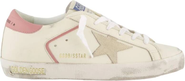 Golden Goose Super-Star Sneaker Wit Roze Multicolor Dames