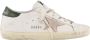 Golden Goose Wit Lichtroze Donkergroen Superstar White Dames - Thumbnail 1