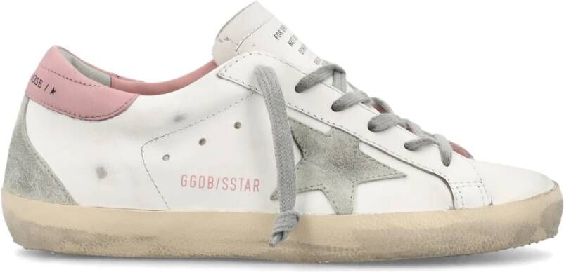 Golden Goose Sneakers met versleten effect en sterrenlogo Beige Dames