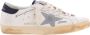 Golden Goose Wit Zilver Super Star Nappa Bovenwerk Suède Handtekening White Heren - Thumbnail 2