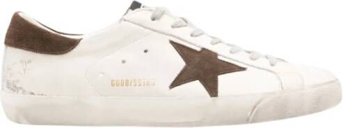 Golden Goose Super-Star Wit Bruin Sneakers White Heren