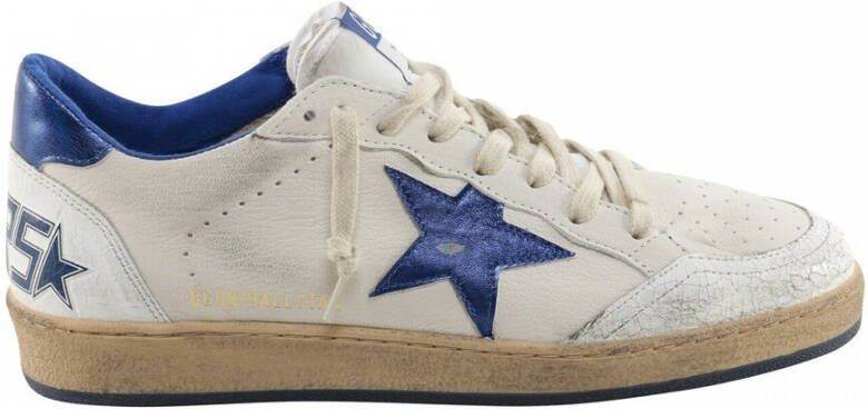 Golden Goose Witte Ball Star Lage Sneakers White Heren