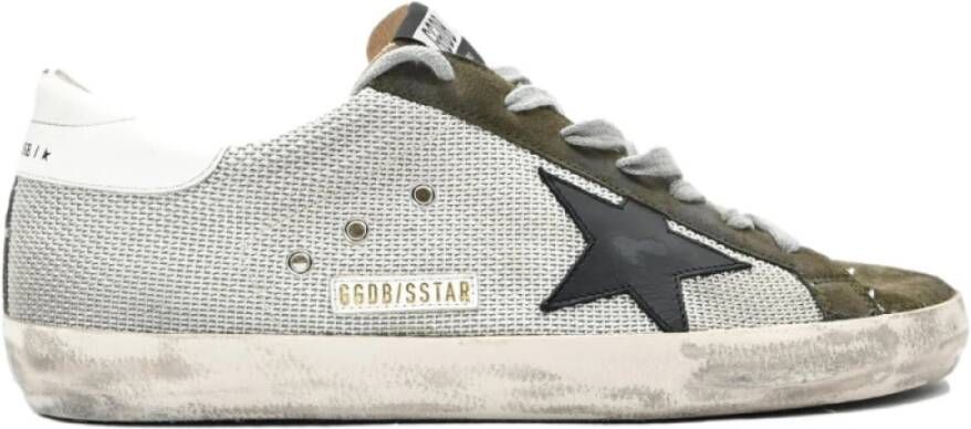 Golden Goose Superstar Silver Black Star Sneakers Multicolor Heren