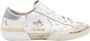 Golden Goose Superstar White and Silver Sneakers White Dames - Thumbnail 1