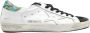 Golden Goose Superstar White Black and Flower Sneakers White Heren - Thumbnail 1