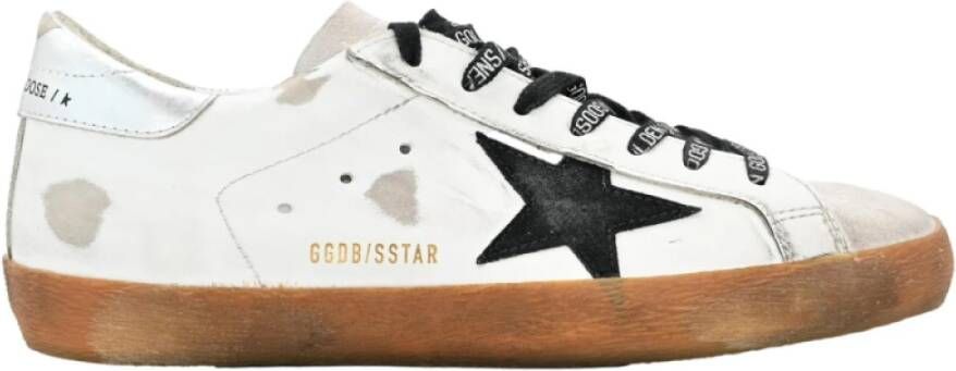 Golden Goose Superstar White Black Star Sneakers White Heren