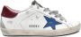 Golden Goose Superstar White Blue Star Sneakers White Heren - Thumbnail 1