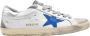 Golden Goose Superstar White Electric Blue Ice Silver Sneakers White Heren - Thumbnail 1