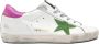 Golden Goose Superstar White Green Star Sneakers White Dames - Thumbnail 1