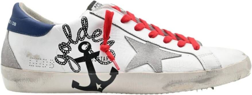 Golden Goose Superstar White Grey Star Sneakers White Heren