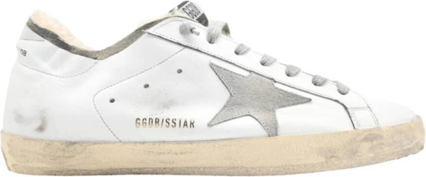 Golden Goose Superstar White Grey Star Sneakers White Heren