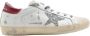 Golden Goose Superstar White Silver Red Sneakers White Dames - Thumbnail 1