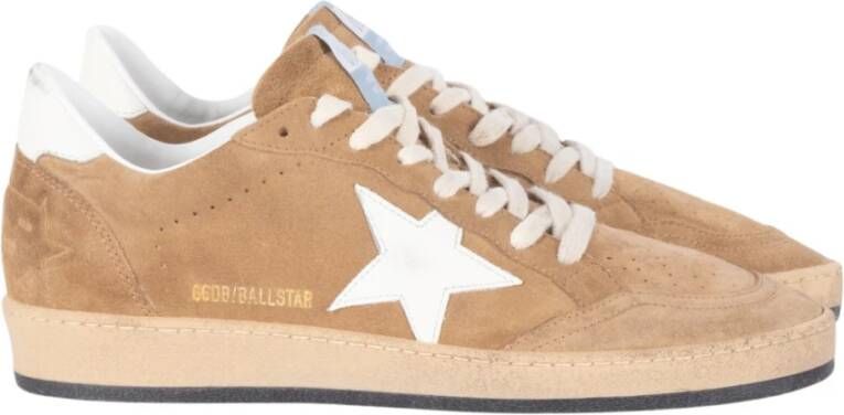 Golden Goose Tabak Ball Star Sneakers Brown Dames