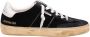 Golden Goose Zwarte Suède Sneakers Ronde Neus Logo Black Dames - Thumbnail 1