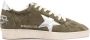 Golden Goose Verweerde olijfgroene sneakers Green Heren - Thumbnail 1