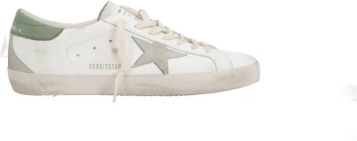 Golden Goose Vintage Lage Sneakers Wit Grijs White Heren