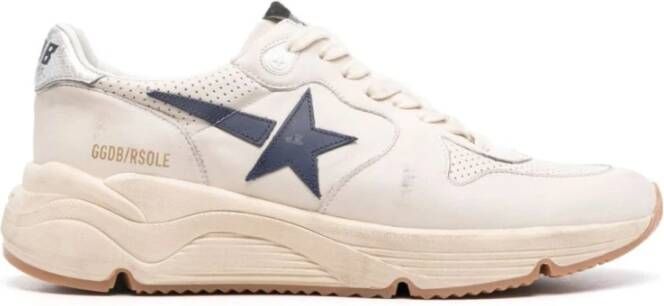 Golden Goose Vintage Leren Sneakers Beige Heren