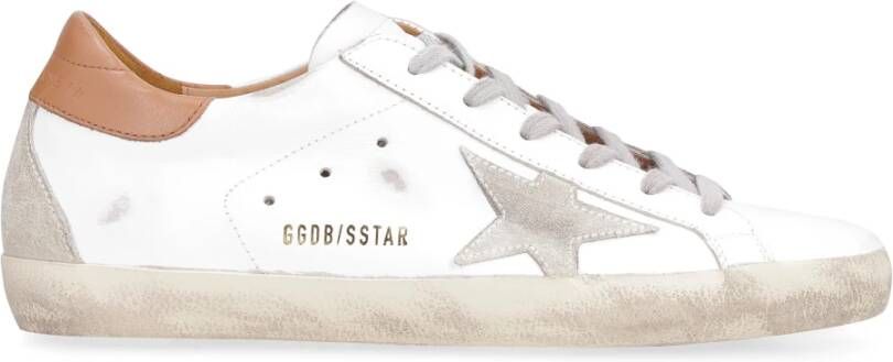 Golden Goose Super-star Witte Sneakers Verouderd Effect White Dames