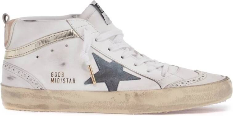 Golden Goose Vintage Skate Sneakers met Suede Ster White Dames