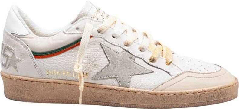 Golden Goose Vintage Star Sneakers Wit Beige Heren