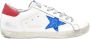 Golden Goose Wit Blauwe Ster Glitter Sneakers White Dames - Thumbnail 1