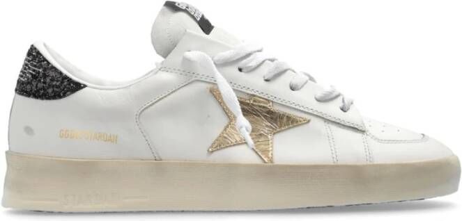 Golden Goose Wit Goud Stardan Sneakers White Dames