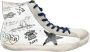 Golden Goose Wit Grijs Francy Sneakers Beige Dames - Thumbnail 1