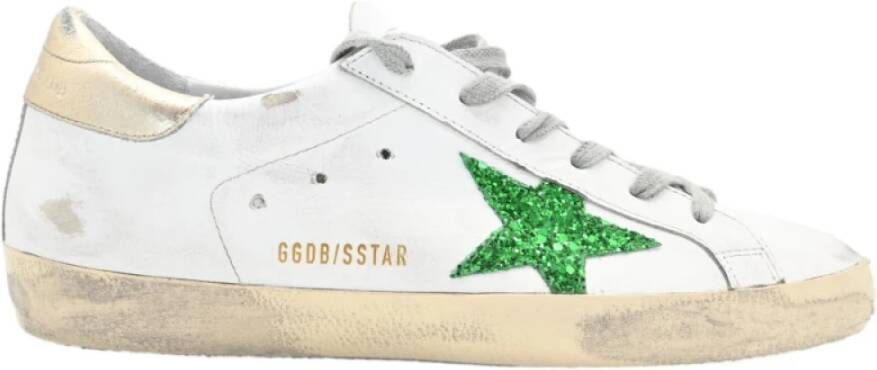 Golden Goose Wit Platinum Superstar Sneakers White Dames