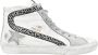 Golden Goose Wit Zilver Luipaardlijn Sneakers Gray Dames - Thumbnail 1