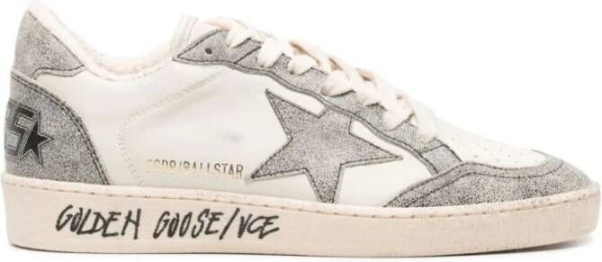 Golden Goose Wit Zwart Ball Star Sneakers Multicolor Dames